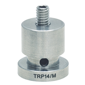 TRP14/M - Ø12 mm Pedestal Pillar Post, M4 Setscrew, M6 Tap, L = 14.4 mm