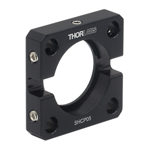 SHCP05 - 30 mm Cage and Post Mounting Adapter for SHB05(T) Optical Beam Shutter, 8-32 Tap