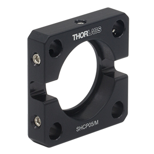 SHCP05/M - 30 mm Cage and Post Mounting Adapter for SHBH05(T) Optical Beam Shutter, M4 Tap