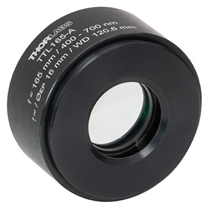 TTL165-A - Tube Lens, f = 165 mm, ARC: 350 - 700 nm, External SM2 Threads