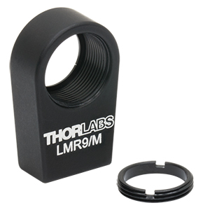LMR9/M - Lens Mount with Retaining Ring for Ø9 mm Optics, M4 Tap
