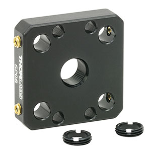 SP08 - 16 mm Cage Plate for Ø6 mm Optic, 2 SM6RR Retaining Rings Included