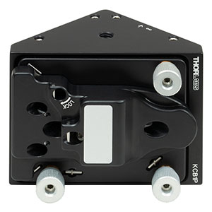 KCB1P - Right-Angle Kinematic OAP Mirror Mount, 30 mm Cage System and SM1 Compatible, 1/4in-20 Mounting Holes
