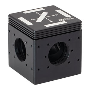 DFM32R1/M - Kinematic Fluorescence Filter Cube for Ø32 mm Fluorescence Filters, 30 mm Cage Compatible, Right-Turning, M6 Tapped Holes