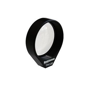 TPX100 - Mounted Ø1.5in Lens for Terahertz Radiation, f = 100 mm