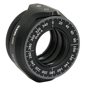 DLM1/M - Dual Rotation Mount for Ø1in Optics, Two Interchangeable Rotating Carriages, M4 Tap