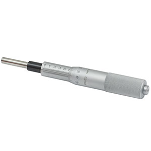 151-411ME-H - 50 mm Travel Micrometer Head with 10 µm Graduations, Spherical Tip, 2.0 mm Hex