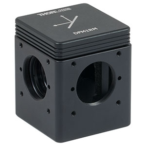 DFM1RM - Kinematic Beam Turning 30 mm Cage Cube for Right-Angle Prism Mirror, Right Turning, 1/4in-20 Tapped Holes