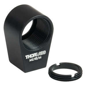 MLH8/M - Mini-Series Lens Mount with Retaining Ring for Ø8 mm Optics, M3 Tap