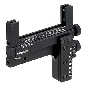 XYF1/M - XY Mount for 1/2in - 3in Rectangular Optics, M4 Taps