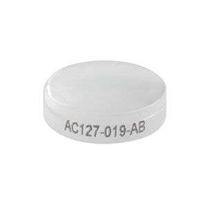 AC127-019-AB - f = 19.0 mm, Ø1/2in Achromatic Doublet, ARC: 400 - 1100 nm