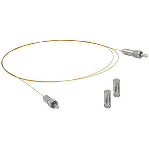 MV41L1 - Ø400 µm, 0.22 NA, UHV, High-Temp. SMA Patch Cable, High OH, 1 Meter
