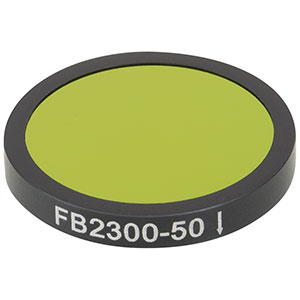 FB2300-50 - Ø25 mm IR Bandpass Filter, CWL = 2.30 µm, FWHM = 50 nm