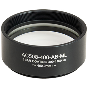 AC508-400-AB-ML - f = 400.0 mm, Ø2in Achromatic Doublet, SM2-Threaded Mount, ARC: 400 - 1100 nm