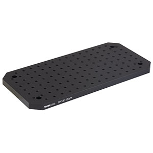 M45B1530/M - 150 mm x 300 mm x 12.7 mm Aluminum Breadboard, 45° Double-Density, M6 Taps