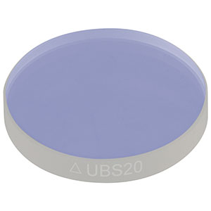 UBS20 - Ø1in Low-GDD Beamsplitter for Second Harmonic of Ultrafast Ti:Sapphire Lasers