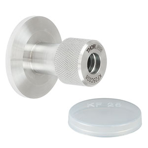 KF25C038 - KF25 Flange to Compression Fitting Adapter for Pipes with OD = 0.375in