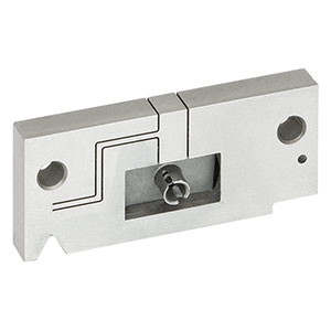 CC125LA - Locking V-Groove Mount for Ø1.25 mm Luxcis APC Connectors