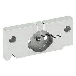 CCDUPLP - Locking V-Groove Mount for Duplex LC/PC Connectors