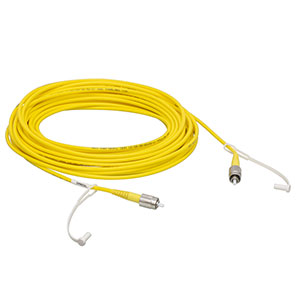 P1-780A-FC-10 - Single Mode Patch Cable, 780 - 970 nm, FC/PC, Ø3 mm Jacket, 10 m Long