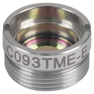 C093TME-E - f = 3.00 mm, NA = 0.71, Mounted Geltech Aspheric Lens, ARC: 3 - 5 µm
