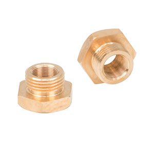 N250L4P - Vacuum-Compatible Adjuster Nut, Internally M4 x 0.25 Threaded, Externally<br/> M6 x 0.5 Threaded