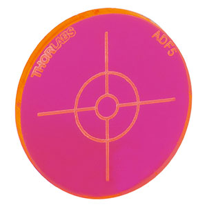 ADF5 - Fluorescent Alignment Disk, Red