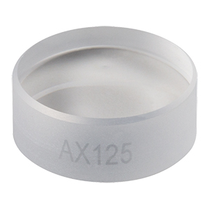 AX125 - 5.0°, Uncoated UVFS, Ø1/2in (Ø12.7 mm) Axicon