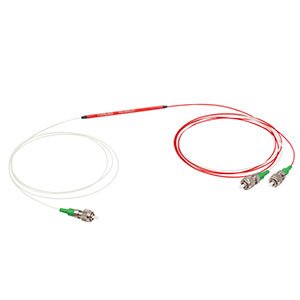 PN1480R1A1 - 1x2 PM Coupler, 1480 ± 15 nm, 99:1 Split, ≥20 dB PER, FC/APC Connectors