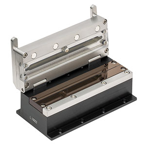 RM600UVL - Recoater Mold Assembly with UV LEDs, Ø600 µm Coating, 100 mm Max Recoat Length
