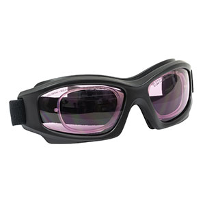 LG5C - Laser Safety Goggles, Pink Lenses, 61% Visible Light Transmission, Modern Goggle Style