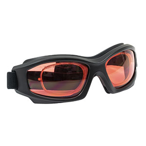 LG14C - Laser Safety Goggles, Topaz Lenses, 47% Visible Light Transmission, Modern Goggle Style