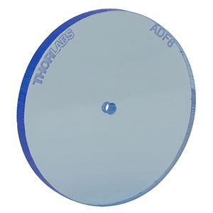 ADF6 - Fluorescent Alignment Disk, Ø1.5 mm Hole, Blue