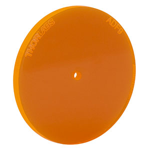 ADF9 - Fluorescent Alignment Disk, Ø1.5 mm Hole, Orange