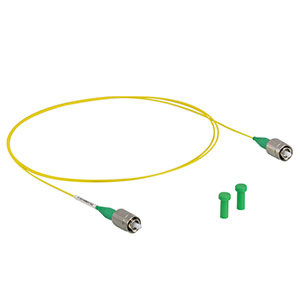 P3-1064Y-FC-1 - Single Mode Patch Cable, 980-1650 nm, FC/APC, Ø900 µm Jacket, 1 m Long