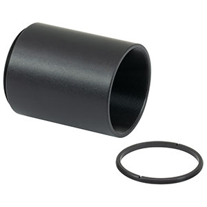 SM1.5L20 - SM1.5 Lens Tube, 2.00in Thread Depth, One Retaining Ring Included