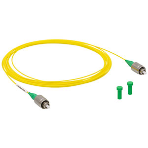 P3-1064Y-FC-5 - Single Mode Patch Cable, 980-1650 nm, FC/APC, Ø900 µm Jacket, 5 m Long