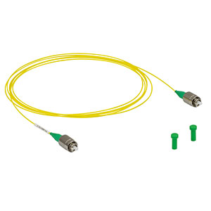 P3-460Y-FC-2 - Single Mode Patch Cable, 488 - 633 nm, FC/APC, Ø900 µm Jacket, 2 m Long