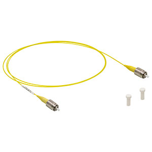 P1-SMF28Y-FC-1 - Single Mode Patch Cable, 1260-1625 nm, FC/PC, Ø900 µm Jacket, 1 m Long