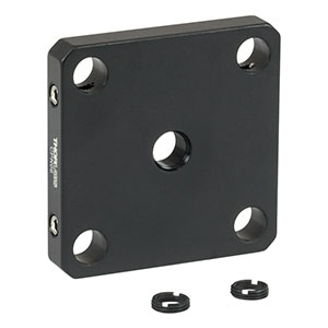 CPN06 - 30 mm Cage Plate for Ø6 mm Optic, 2 SM6RR Retaining Rings Included