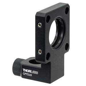 CPTS10 - Cage Plate to Ø1/2in Post Adapter, 10 mm Post Offset, Imperial Thumbscrew