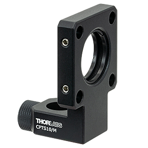 CPTS10/M - Cage Plate to Ø1/2in Post Adapter, 10 mm Post Offset, Metric Thumbscrew