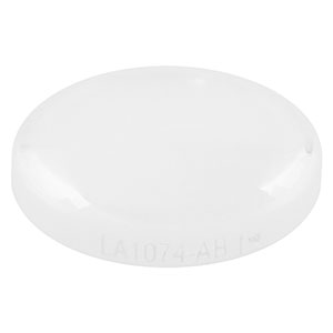 LA1074-AB - N-BK7 Plano-Convex Lens, Ø1/2in, f = 20 mm, AR Coating: 400 - 1100 nm