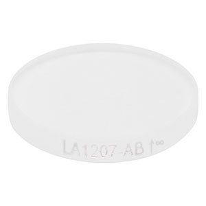 LA1207-AB - N-BK7 Plano-Convex Lens, Ø1/2in, f = 100 mm, AR Coating: 400 - 1100 nm