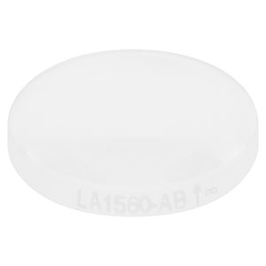 LA1560-AB - N-BK7 Plano-Convex Lens, Ø1/2in, f = 25 mm, AR Coating: 400 - 1100 nm