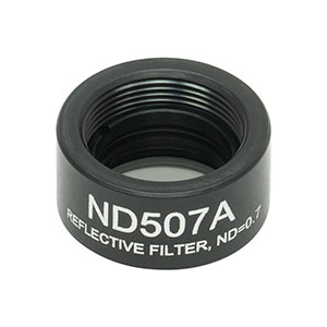 ND507A - Reflective Ø1/2in ND Filter, SM05-Threaded Mount, Optical Density: 0.7