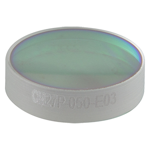 CM127P-050-E03 - Ø1/2in Dielectric-Coated Concave Mirror, 750 - 1100 nm, f = 50 mm, Back Side Polished