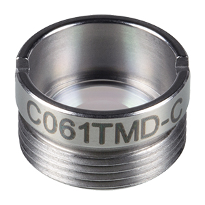 C061TMD-C - f = 11.0 mm, NA = 0.2, Mounted Aspheric Lens, ARC: 1050 - 1700 nm