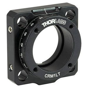 CRM1LT - Cage Rotation Mount for Ø1in Optics, Double Bored with Setscrew, 8-32 Tap