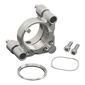 POLARIS-K15F4 - Polaris<sup>®</sup> Low Distortion Ø1.5in Mirror Mount, 2 Hex Adjusters with Side Holes